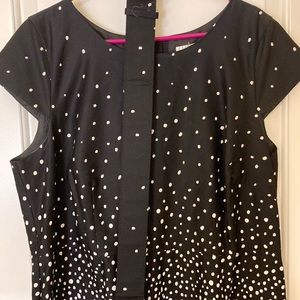 Ombré Knee Legth A-line dress